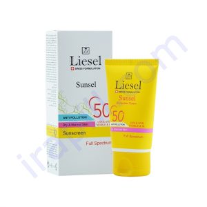کرم ضد آفتاب بی رنگ سانسل لایسل SPF50 مناسب پوست خشک و نرمال 40 میلی لیتر