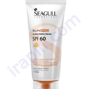 کرم ضد آفتاب SPF60 سی گل 50 میلی لیتر