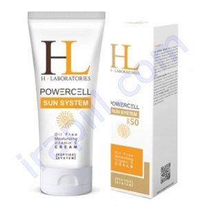 کرم ضدآفتاب بدون رنگ SPF50 اچ ال حجم 50 میلی لیتر