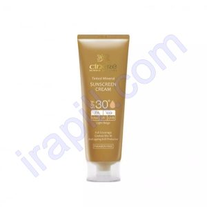 کرم ضد آفتاب بژ روشن SPF30 سینره حجم 50 میلی لیتر