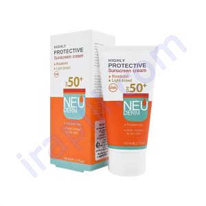 کرم ضد آفتاب هایلی پروتکتیو نئودرم SPF50 رنگ بژ حجم 50 میلی لیتر