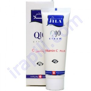 کرم ضد چروک Q10 و ویتامین C دکتر ژیلا 50 گرم