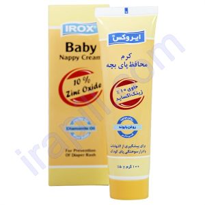 کرم محافظ پای بچه ایروکس حاوی 10% زینک اکساید 50 گرم