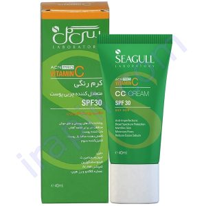 کرم رنگی متعادل کننده چربی پوست سی گل SPF30 (سی سی کرم سی گل) 40 میلی لیتر