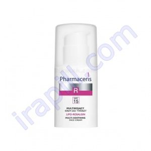 کرم تسکین‌ دهنده صورت لیپو روزالجین SPF15 فارماسریز 30 میلی لیتر