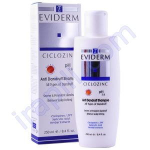 شامپو ضد شوره سیکلو زینک اویدرم حجم 250 میلی لیتر