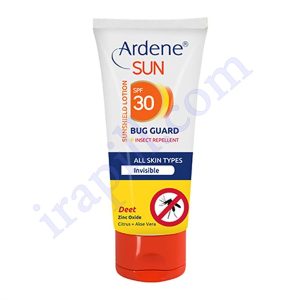 لوسیون ضد آفتاب SPF30 انواع پوست دافع حشرات آردن سان 75 گرم