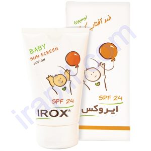 لوسیون ضد آفتاب کودک ایروکس SPF40 حجم 60 میلی لیتر