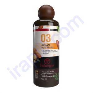 ماسک ترمیم کننده مو فابریگاس حاوی روغن آرگان حجم 400 میلی لیتر
