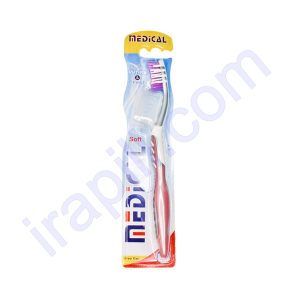مسواک وایت اند فرش برس نرم مدیكال رنگ صورتی