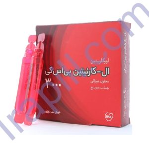 محلول خوراکی ال کارنیتین 3000 بی اس کی 10 عددی
