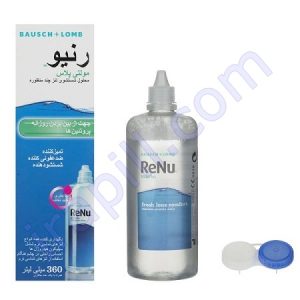 محلول شستشوی لنز چند منظوره مولتی پلاس رنیو 360 میلی لیتر