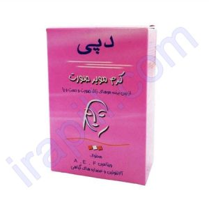 کرم موبر صورت دپی همراه با تسکین دهنده 25 میلی‌لیتر
