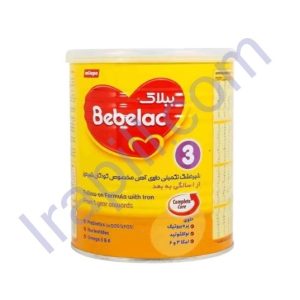 شیر خشک ببلاک 3 میلوپا مناسب از 1 سالگی به بعد ۴۰۰ گرم