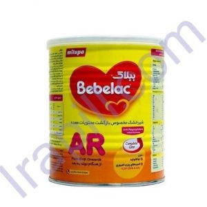 شیر خشک ببلاک ای آر میلوپا مخصوص رفلاکس(AR) 400 گرم