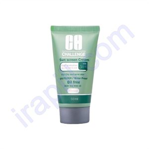 کرم ضد آفتاب مناسب پوست چرب چلنج SPF 50 حجم 50 میلی لیتر