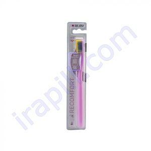 مسواک  مدل Pink Recomfort ریجوی با برس نرم