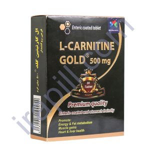 قرص ال کارنیتین گلد 500 میلی گرمی مولتی نرمال 30 عدد