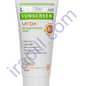 کرم ضد آفتاب فاقد چربی رنگی سبوفارما SPF50 ۵۰ میلی لیتر