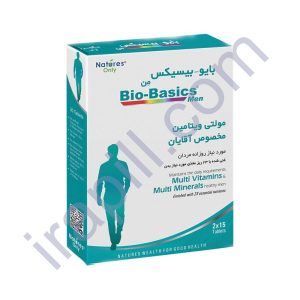 قرص مولتی ویتامین بایوبیسیکس آقایان نیچرز اونلی 30 عدد