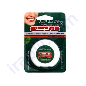 نخ دندان کلاسیک نازک ارکید کد D07 طول 50 متر