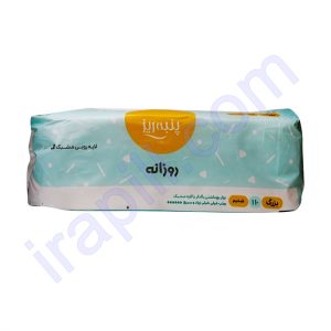 نوار بهداشتی روزانه ضخیم بزرگ پنبه ریز 10 عدد