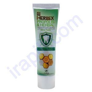 خمیر دندان گیاهی پروپولیس هربکس حاوی بره موم 120 گرم