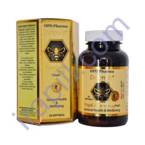 سافت ژل رویال ژلی دفن ویت او پی دی فارما 30 عدد