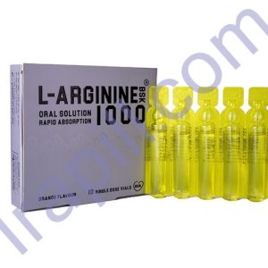 ویال ال آرژنین 1000 میلی گرم بی اس کی 10 عددی