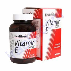 کپسول ویتامین E 400  واحد هلث اید  30عدد