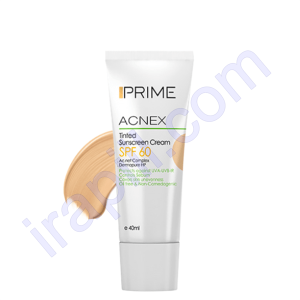 کرم ضدآفتاب رنگی SPF60 پریم 40 میلی لیتر