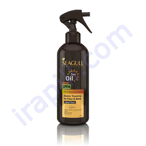 روغن برنزه کننده و ویتامینه با SPF6 سی گل 250 میلی لیتر