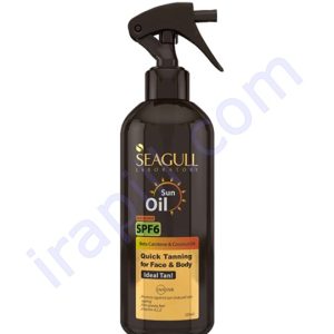 روغن برنزه کننده و ویتامینه سی گل SPF6 حجم 250 میلی لیتر