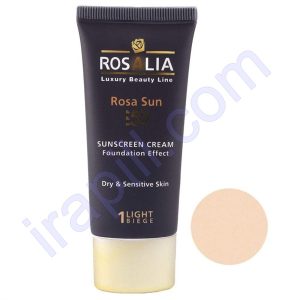کرم ضد آفتاب رنگی بژ طبیعی SPF50 پوست خشک رزا سان رزالیا 40 میلی لیتر