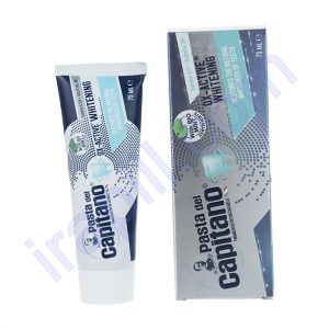 خمیر دندان سفید کننده اکتیو پاستا دل کاپیتانو 75 میلی لیتر