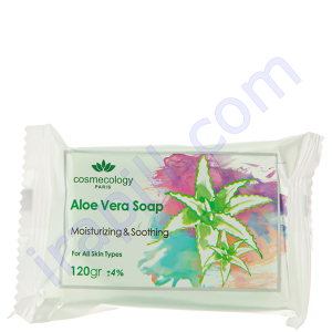 صابون مرطوب کننده آلوئه ورا مناسب انواع پوست کاسمکولوژی 120  گرم
