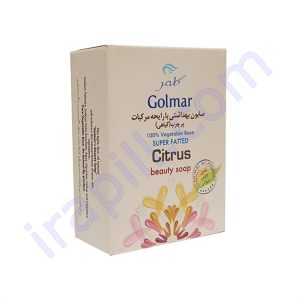 صابون بهداشتی با رایحه مرکبات پرچرب (گیاهی) گلمر 100 گرم
