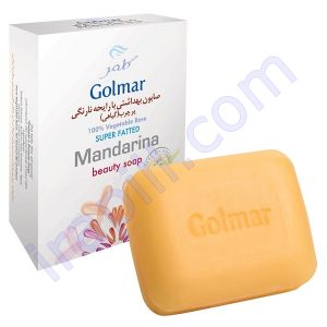 صابون بهداشتی با رایحه نارنگی (گیاهی) گلمر 100 گرم