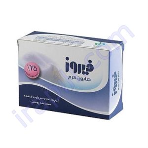 صابون کرم دار 25 درصد فیروز 120 گرم