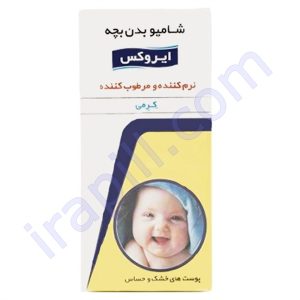 شامپو بدن کرمی بچه ایروکس 200 میلی لیتر