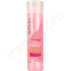 شامپو ضدریزش رز و رزماری 400 میلی لیتر شون