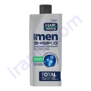 شامپو هیرواتر آقایان ضدشوره و تقویت کننده مدل TOTAL کامان 410 میلی لیتر