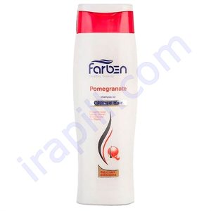 شامپو موهای رنگ شده فاربن حاوی عصاره انار 250 میلی‌لیتر