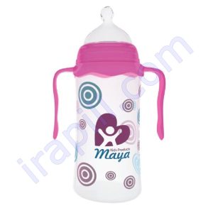 شیر خوری دهانه عریض PP ارتودنسی مایا 300 میلی لیتر