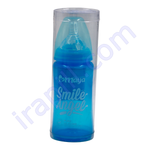 شیر خوری دهانه عریض PP طبیعی مایا 300 میلی لیتر