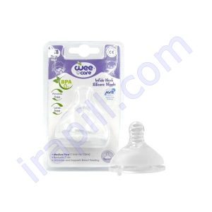سر شیشه دهانه عریض 0 تا 6 ماهگی مدل 514N وی کر۱۰ گرم