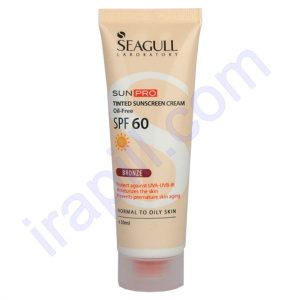 کرم ضد آفتاب رنگی فاقد چربی SPF60 سی گل 50 میلی لیتر