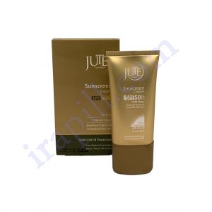 ضد آفتاب SPF50 رنگ رز لایت بژ مناسب پوست چرب ژوت 50 میلی لیتر