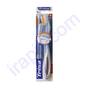 مسواک Pro Interdental با برس متوسط تریزا رنگ آبی