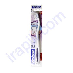 مسواک Pro Sensitive با برس بسیار نرم تریزا رنگ یاسی